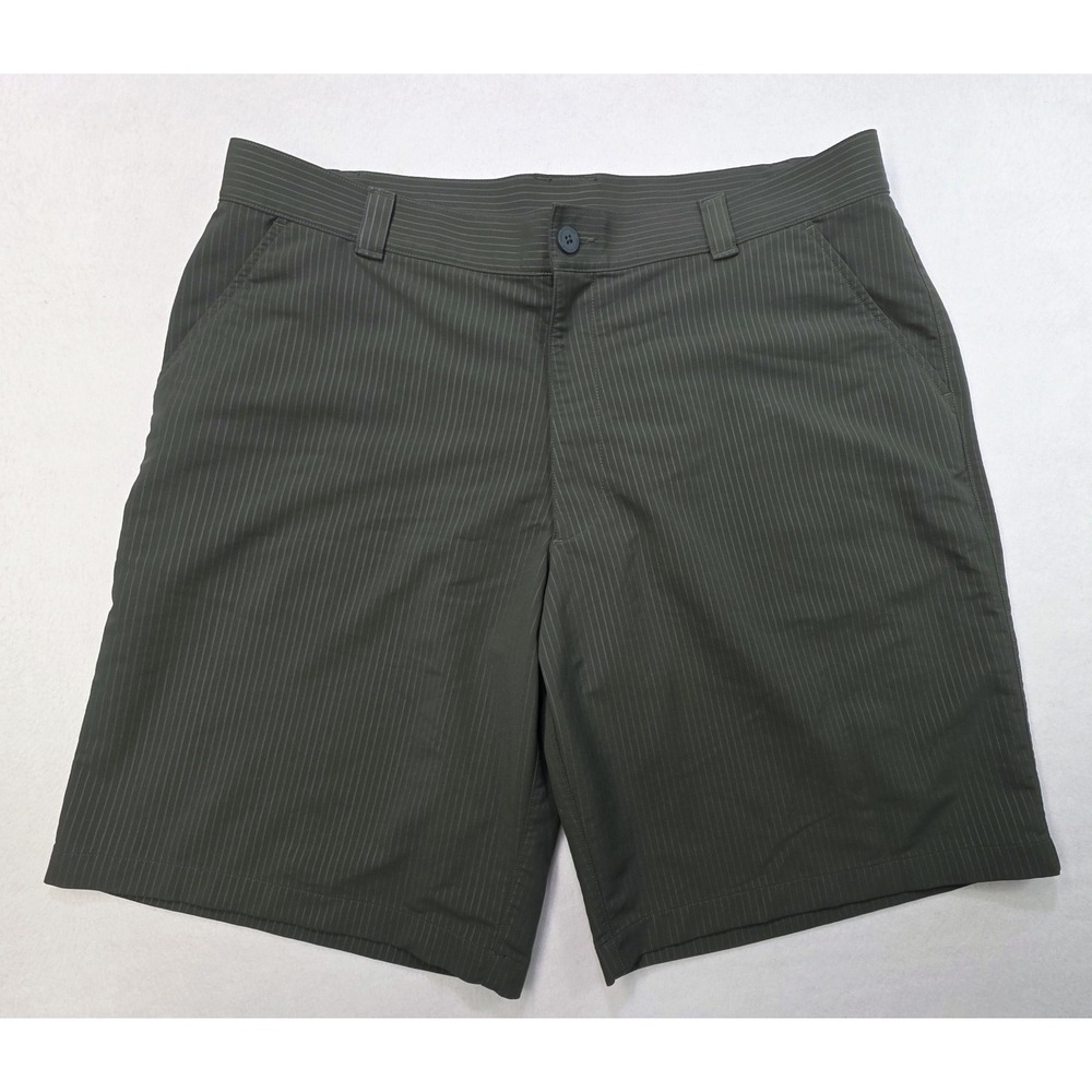 Under Armour Shorts‎ Mens 40 Green LIMITED USE Loose Fit Heat Gear Golf
